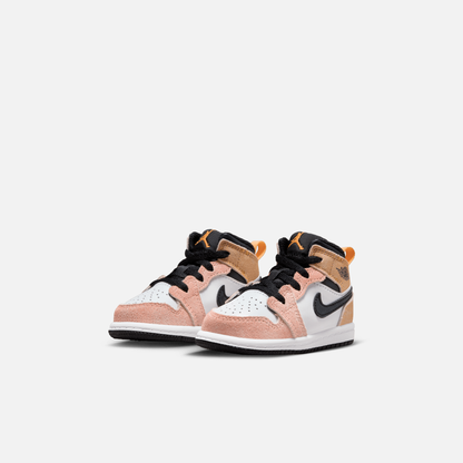 Air Jordan Kids' 1 Mid Magic Ember (TD)