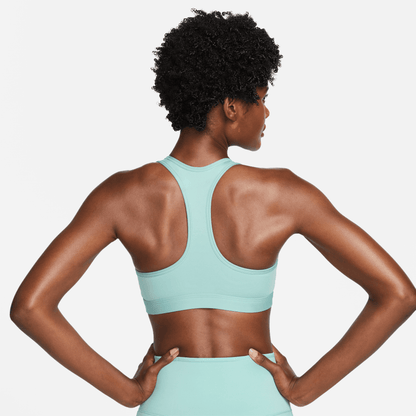 Nike Swoosh Medium Support Women's Green Padded Sports Bra