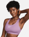 Nike Swoosh Medium Support Women's Purple Padded Sports Bra