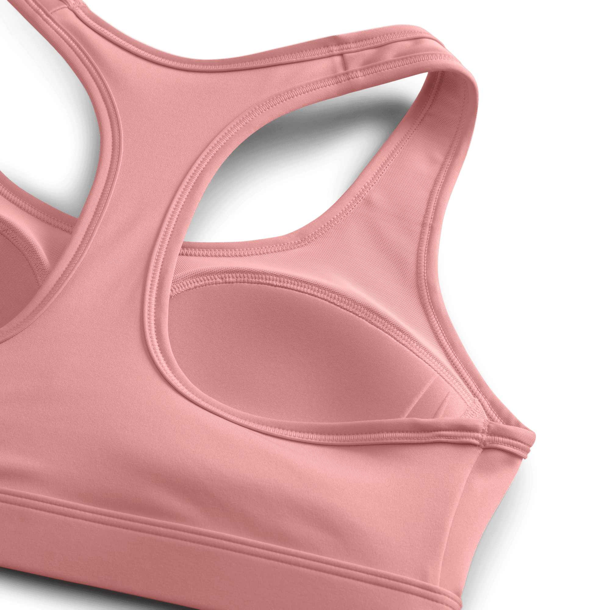Nike Women s Swoosh Medium Support Padded Sports Bra in Pink