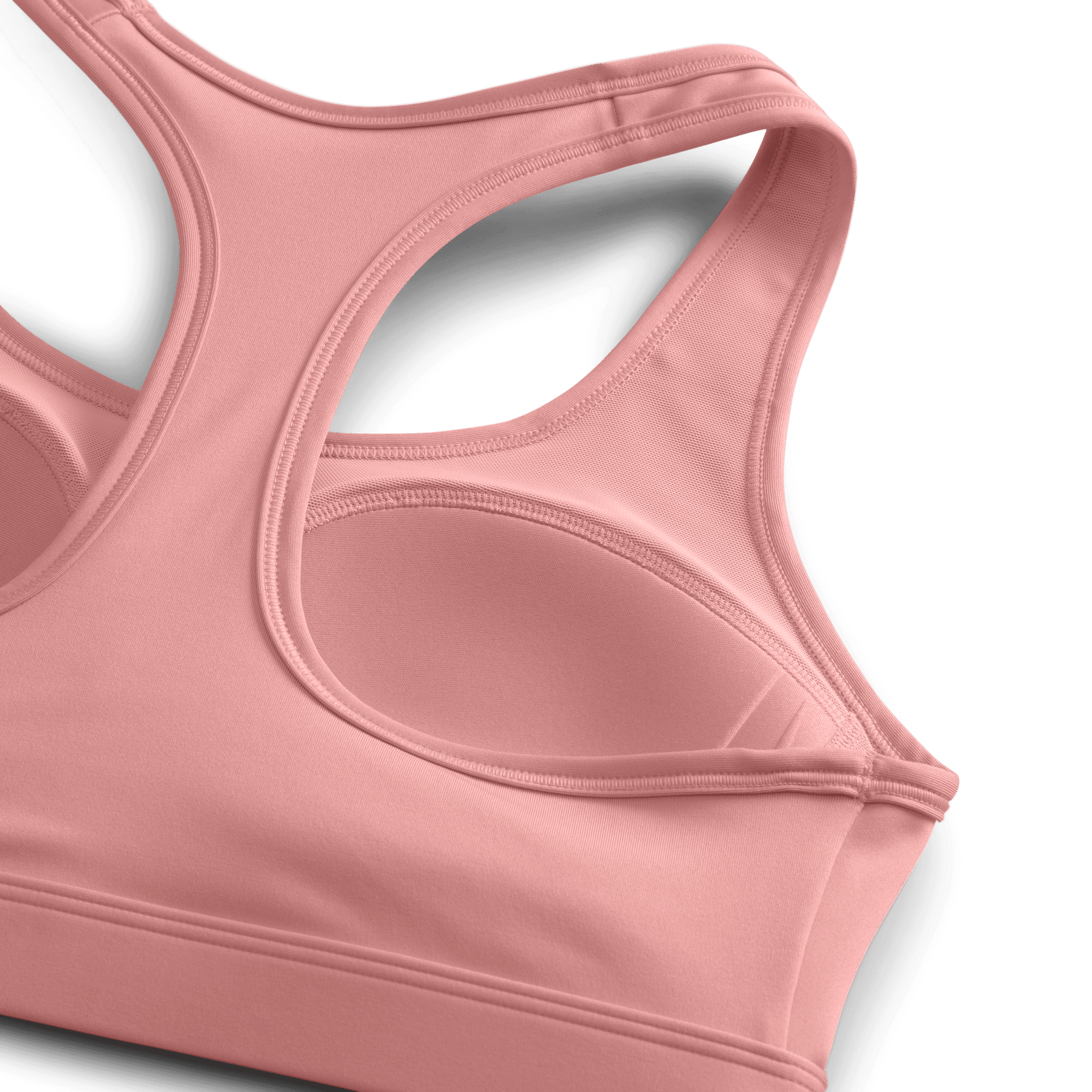 Women's Lightly Padded Sports Bra(Pink)