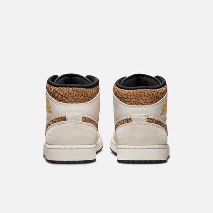 Air Jordan 1 Mid Brown Elephant