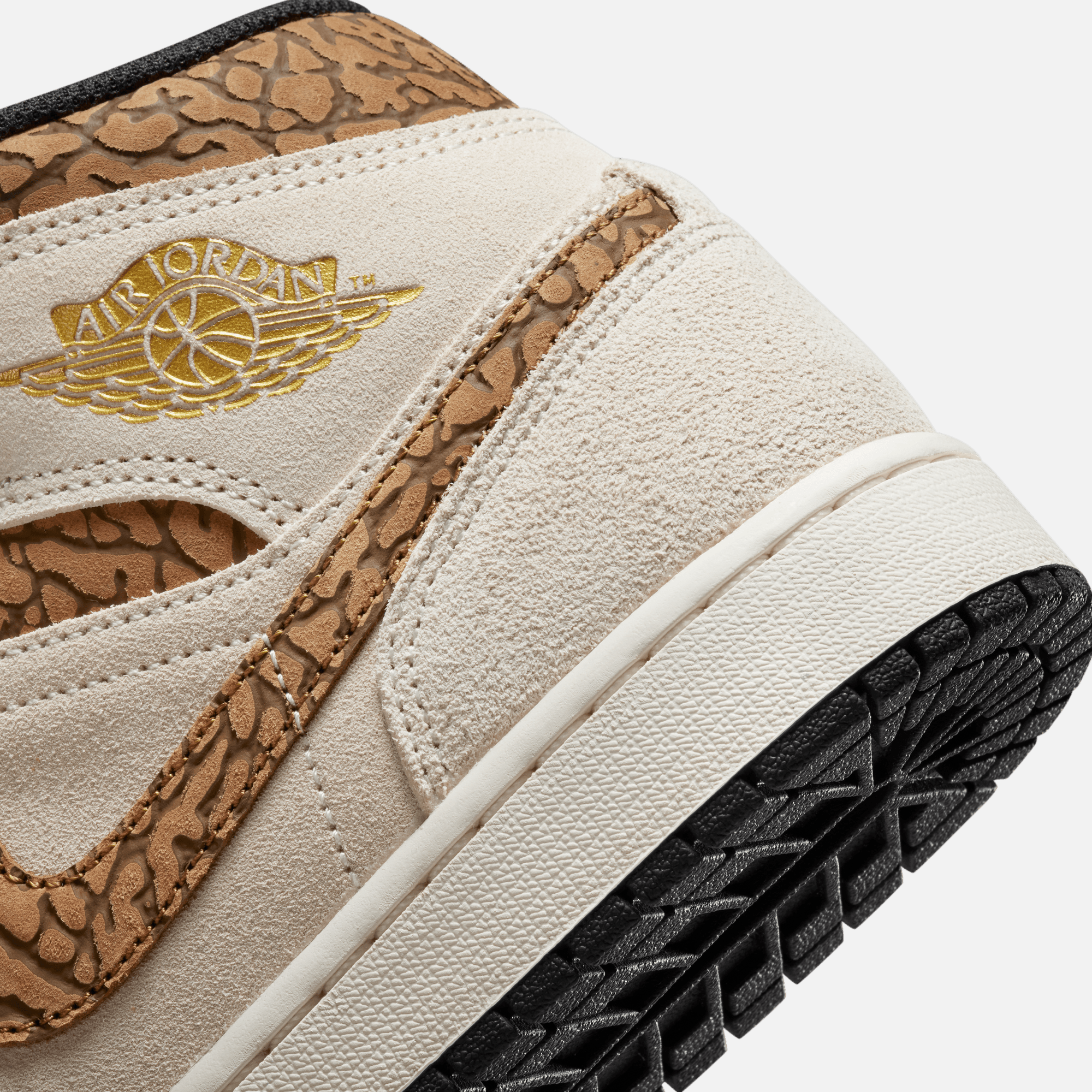 Air Jordan 1 Mid Brown Elephant