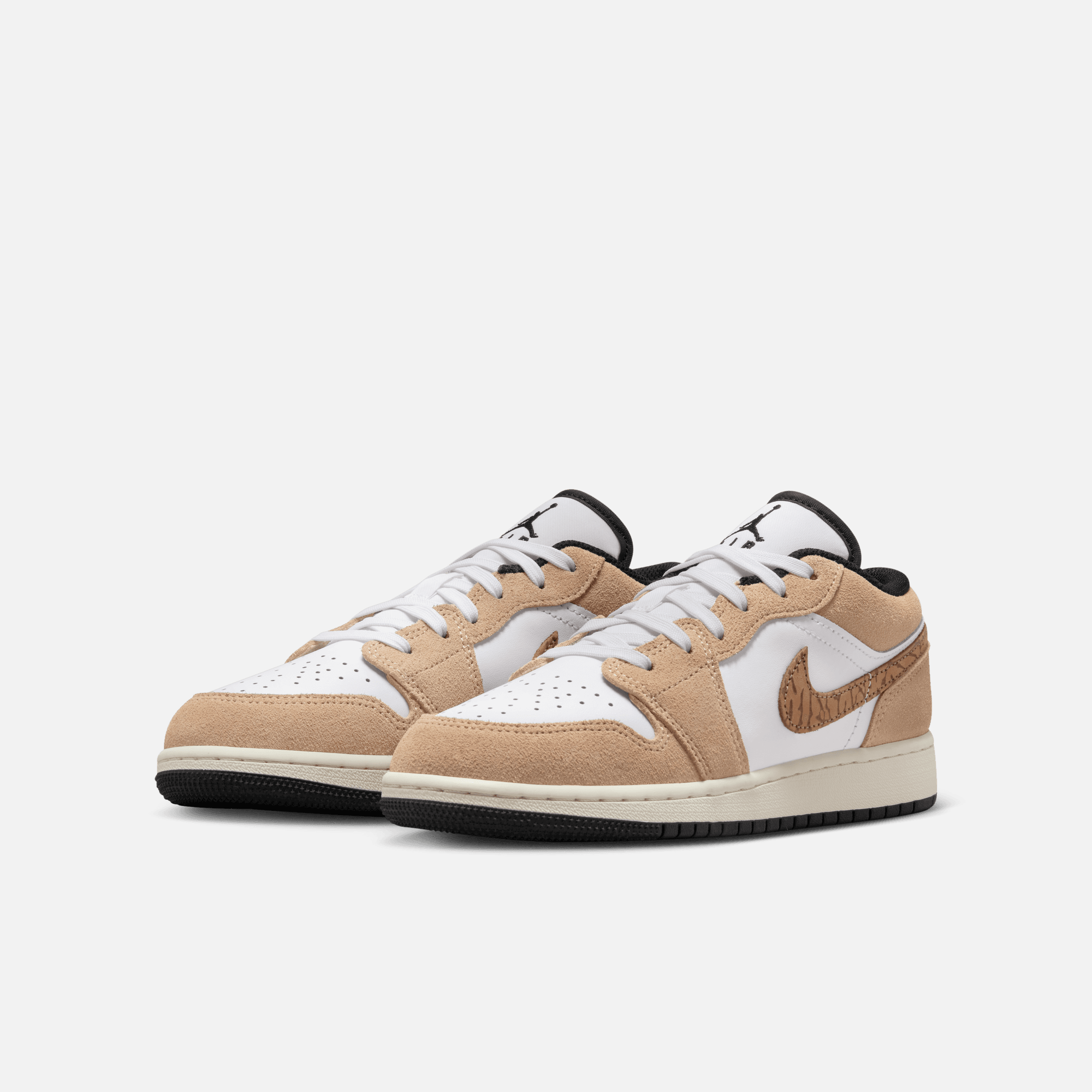 Air jordan 1 sales low beige suede