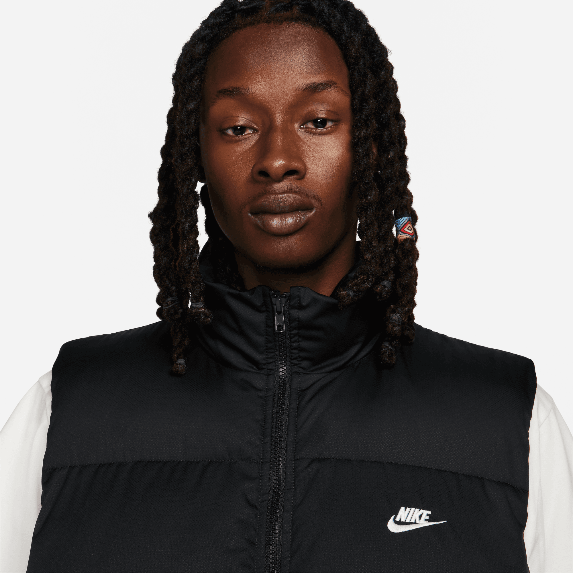 Nike Sportswear Club PrimaLoft Black Water-Repellent Puffer Vest