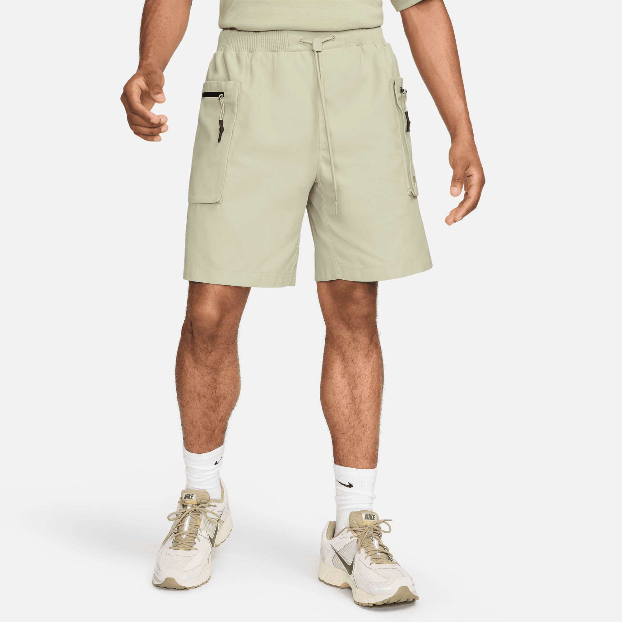 Nike Sportswear Tech Pack Green Woven Utility Shorts Nike Sportswear Tech Pack Green Woven Utility Shorts