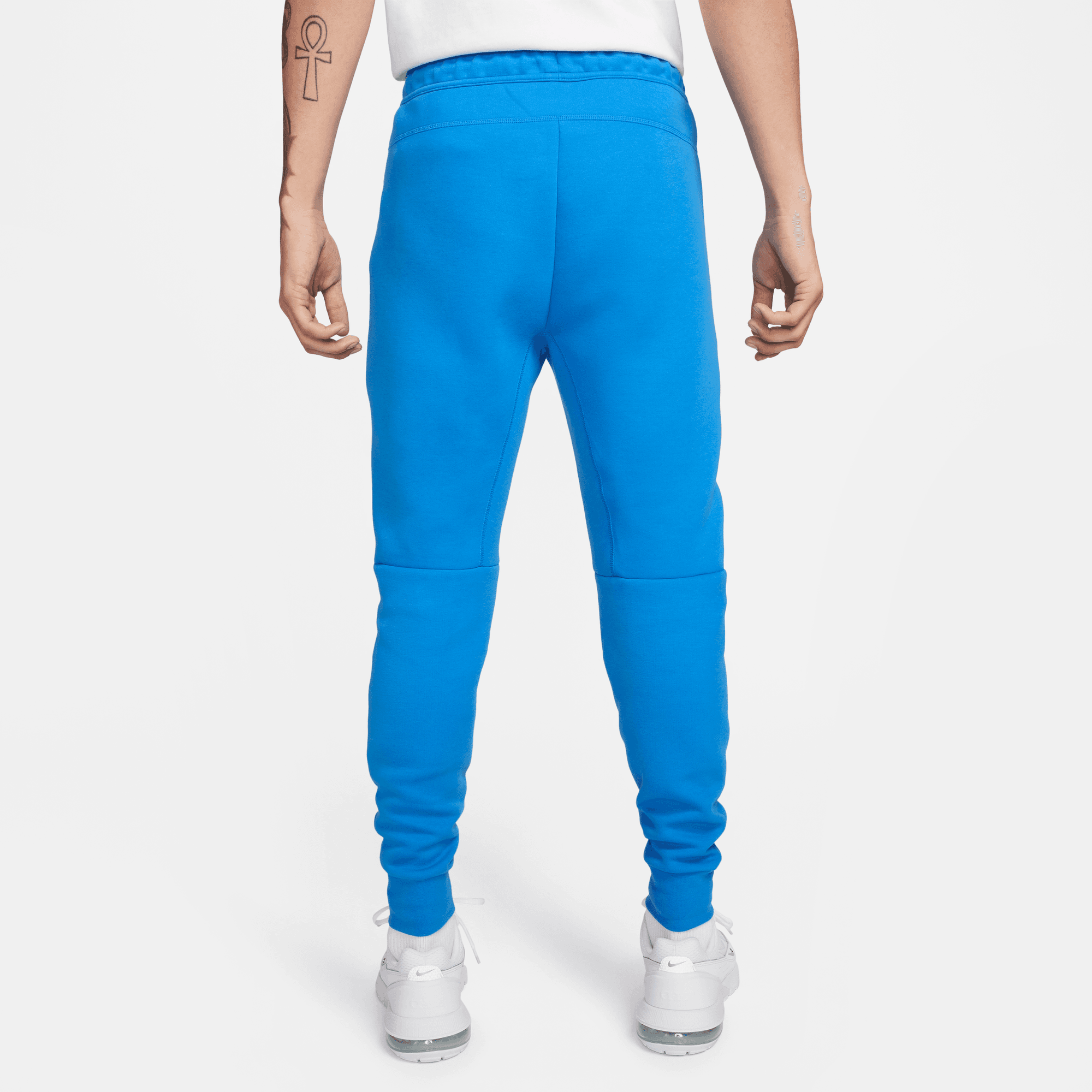 Nike Sportswear Tech Fleece Men's Light Photo Blue Joggers – Puffer Reds