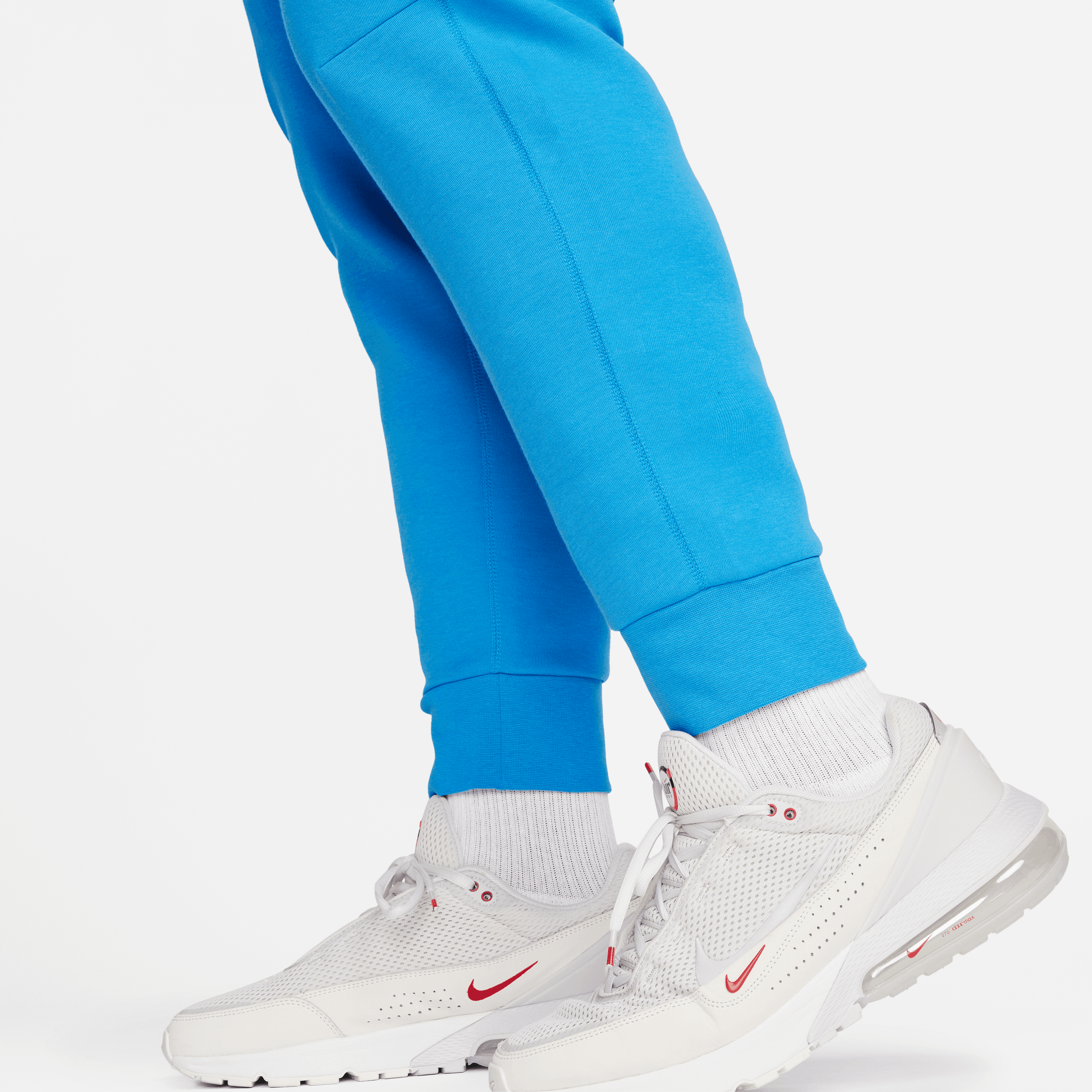 Nike light top blue joggers