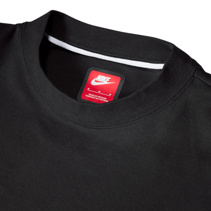 Nike Sportswear Tech Fleece Reimagined Black Oversized Short-Sleeve Sweatshirt