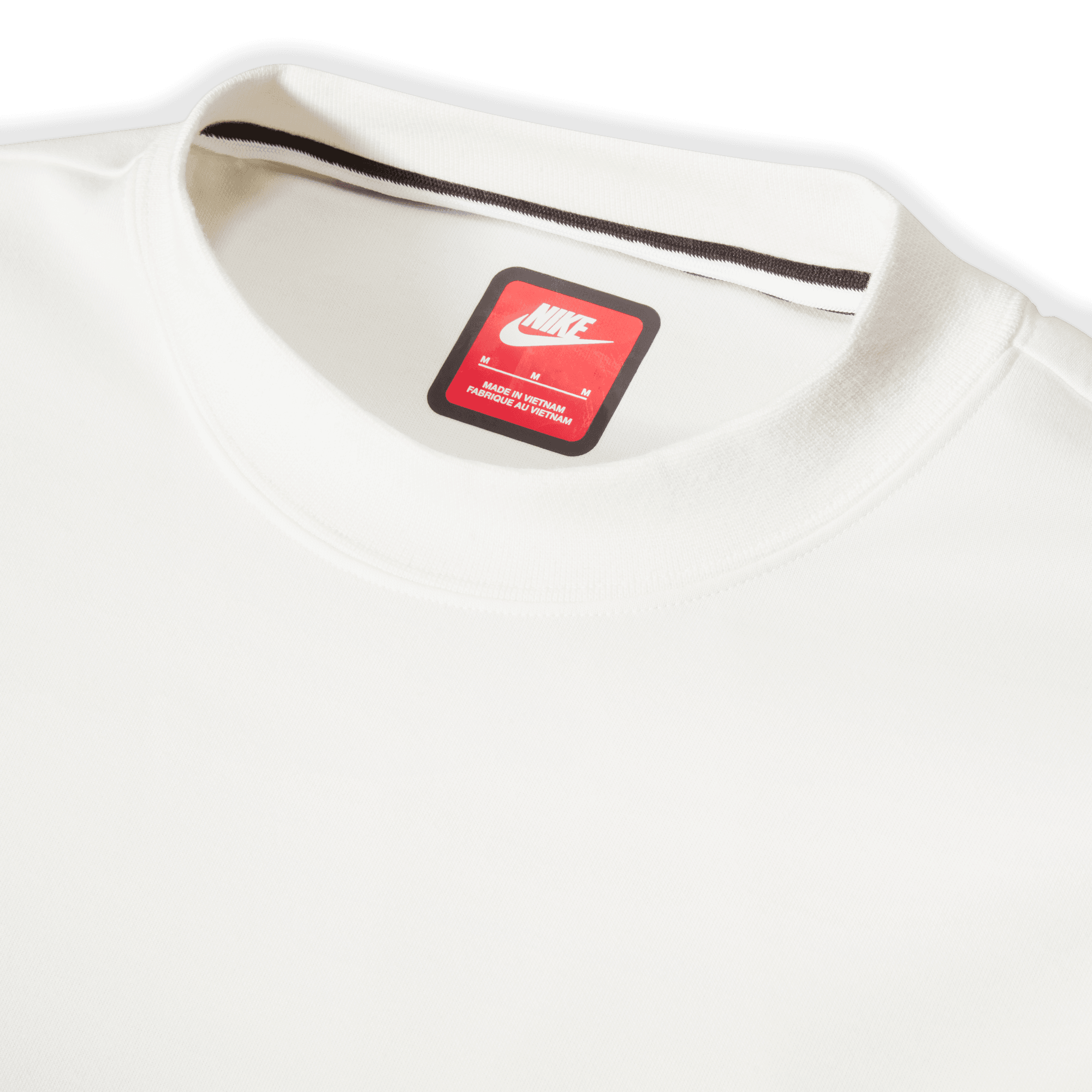 Nike Sportswear Tech Fleece Reimagined White Oversized Short-Sleeve Sweatshirt