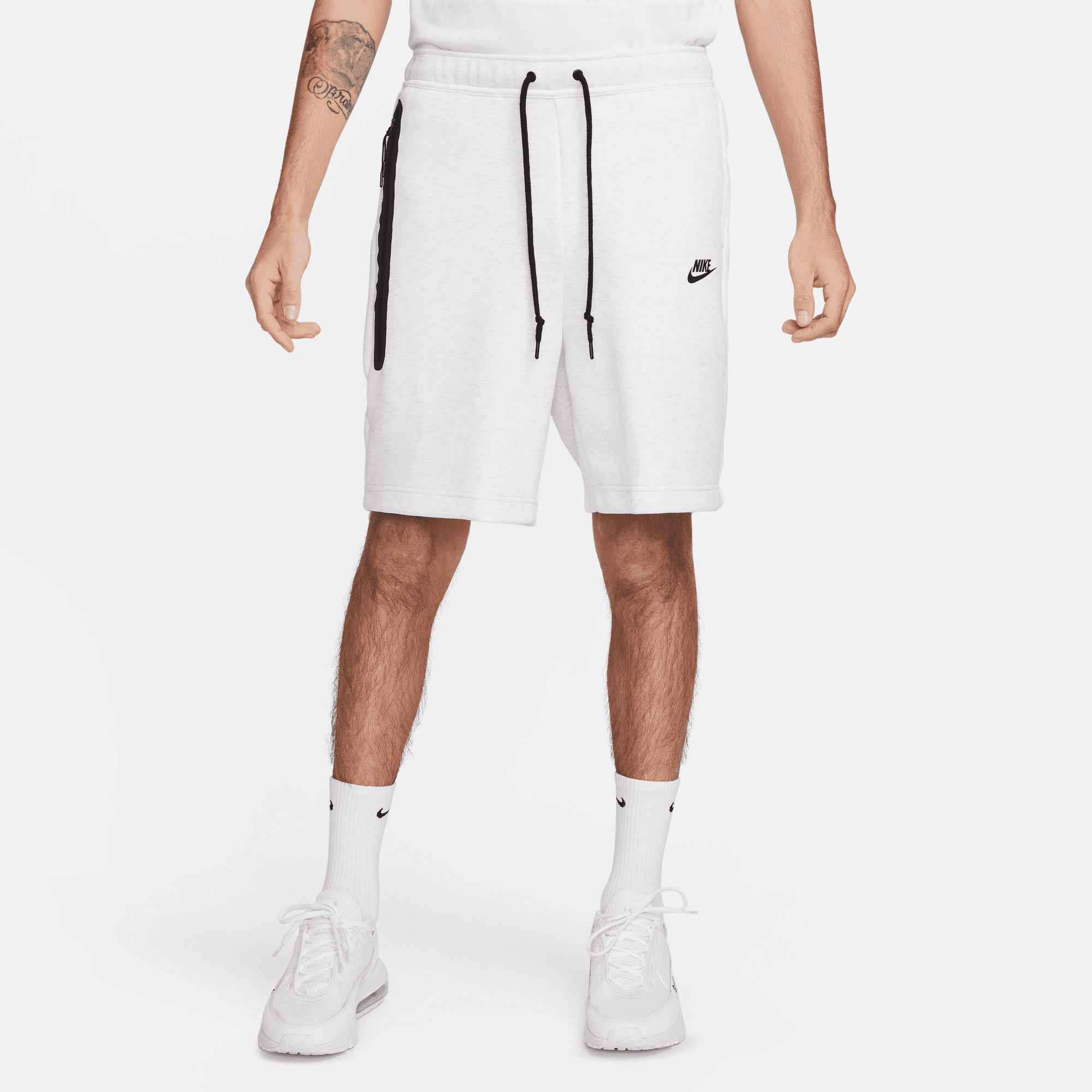 Nike Sportswear White Tech Fleece Shorts