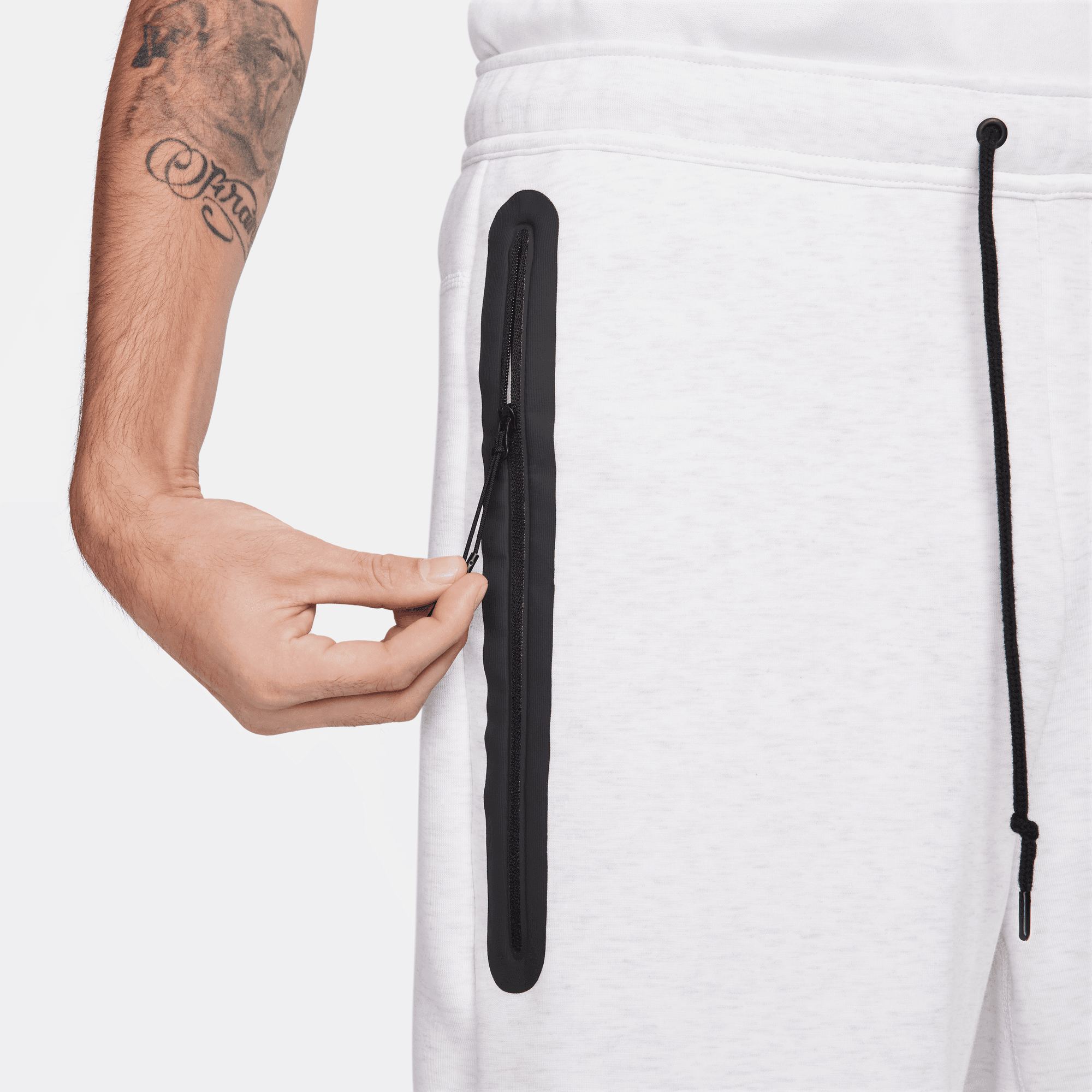 Nike Sportswear White Tech Fleece Shorts