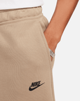 Nike Sportswear Khaki Brown Tech Fleece Shorts