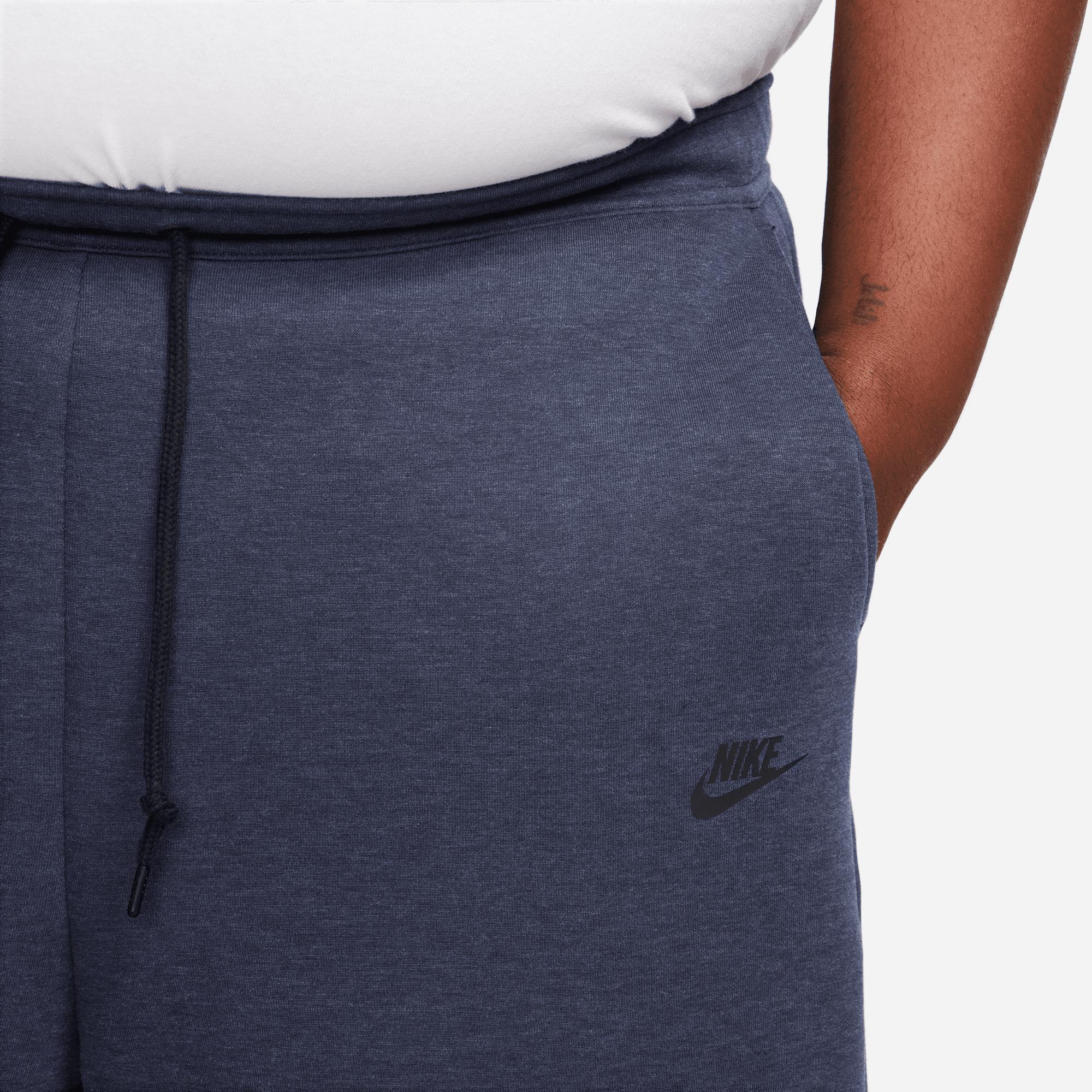 Nike Sportswear Navy Blue Tech Fleece Shorts