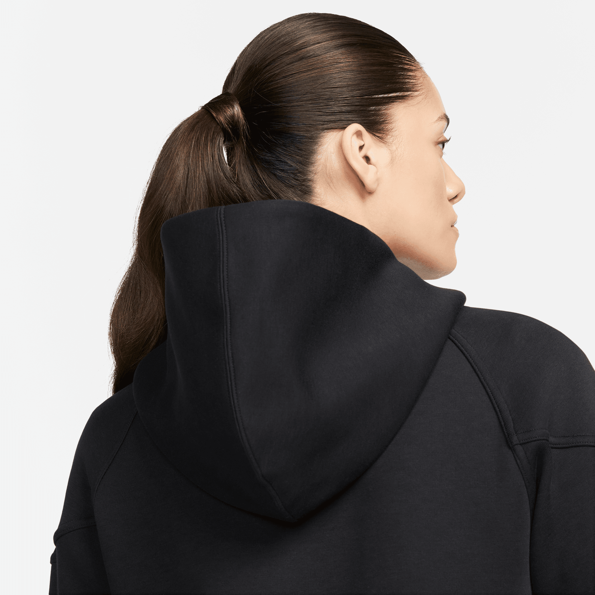 Nike Sportswear Tech Fleece Windrunner Women's Black Full-Zip Hoodie