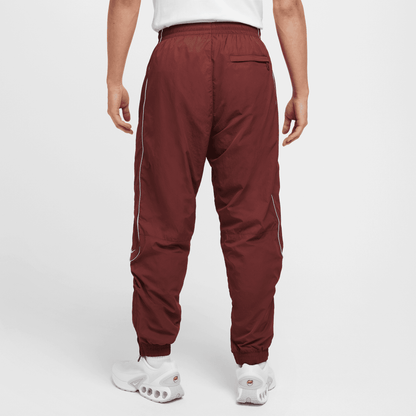 Nike Solo Swoosh Burgundy Track Pants