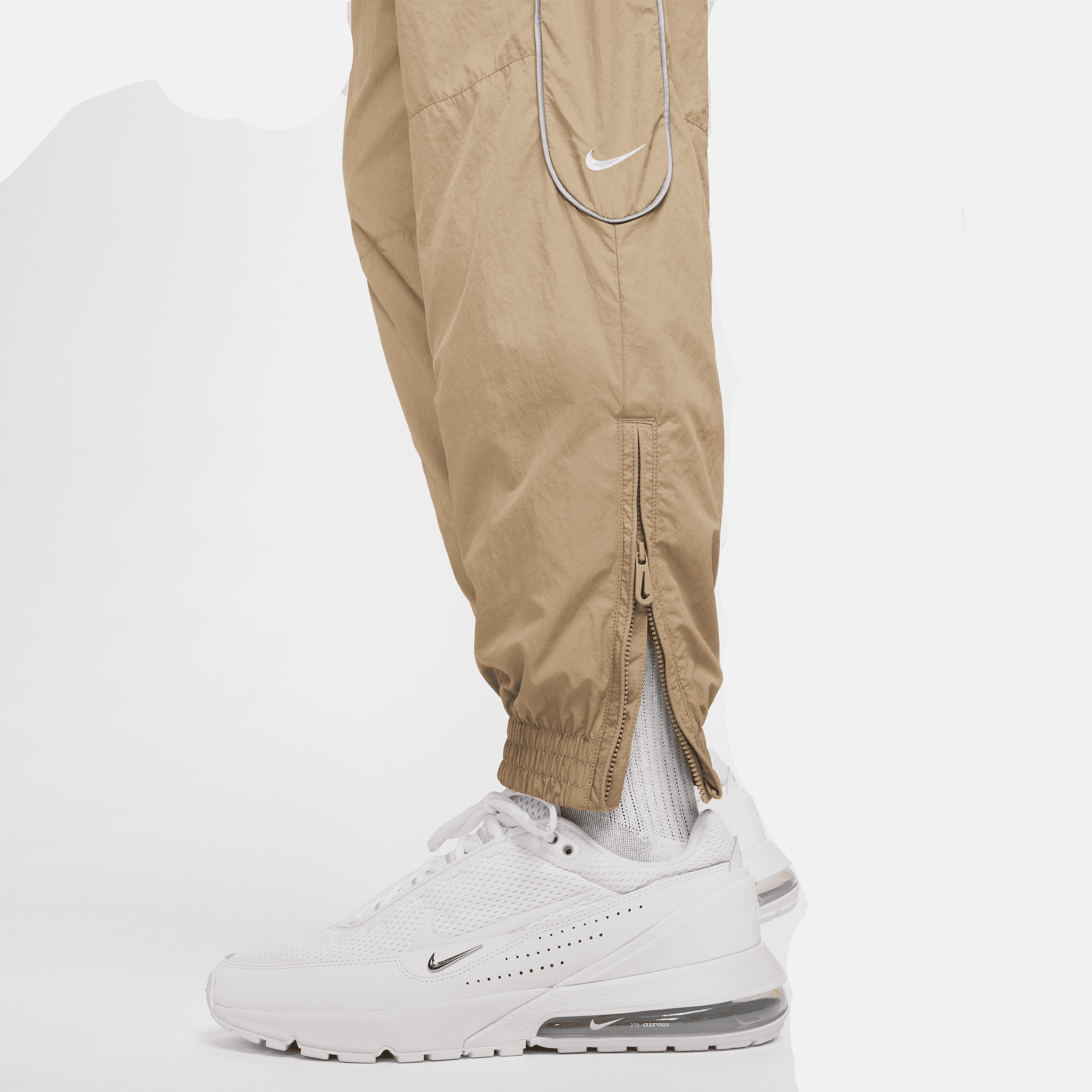 Nike Khaki Solo Swoosh Track Pants