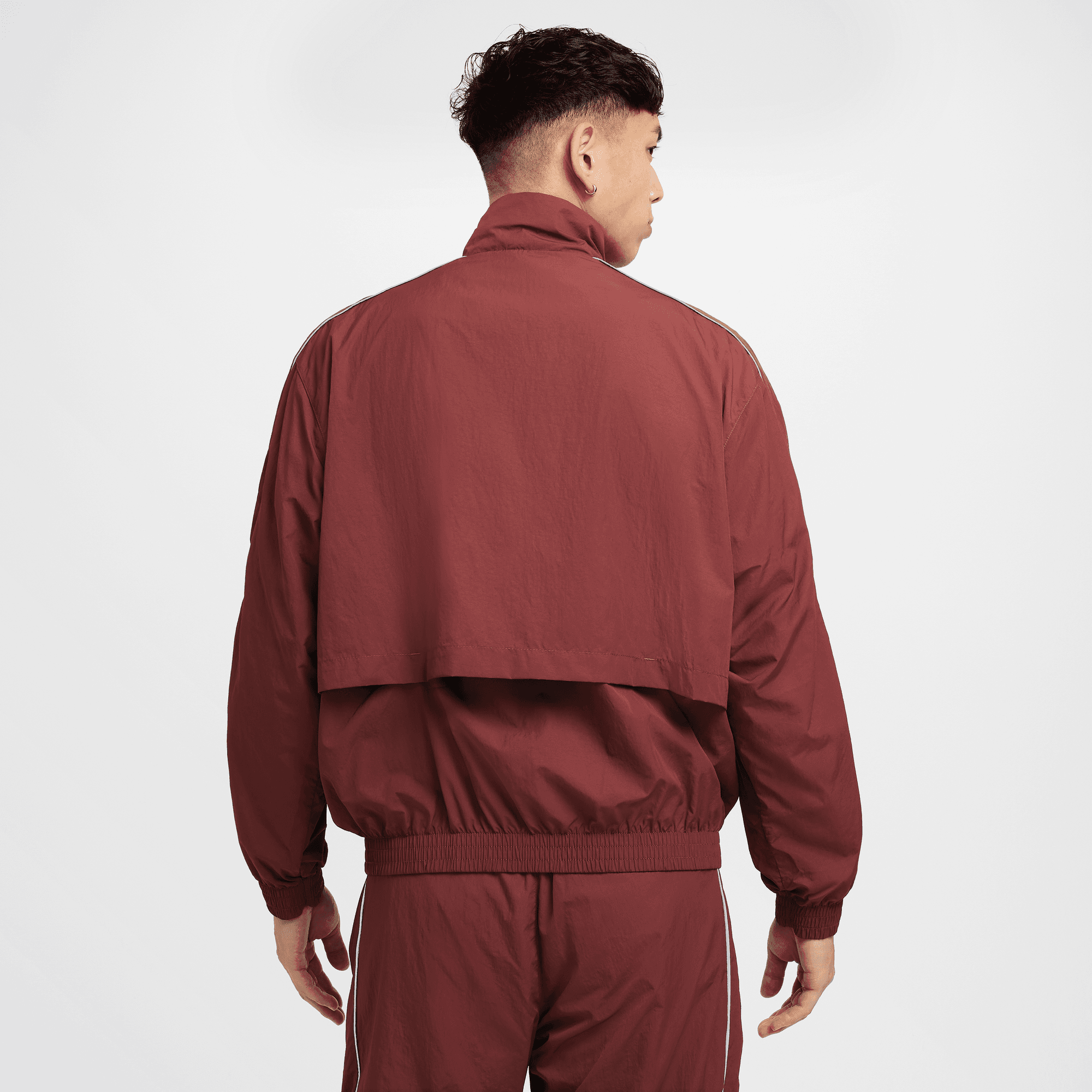 Nike Brown Solo Swoosh Woven Track Jacket