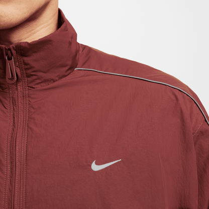 Nike Brown Solo Swoosh Woven Track Jacket