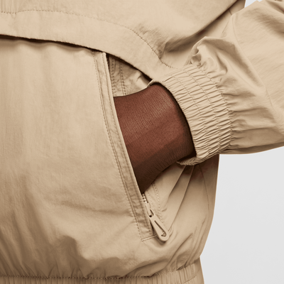 Nike Khaki Solo Swoosh Woven Track Jacket