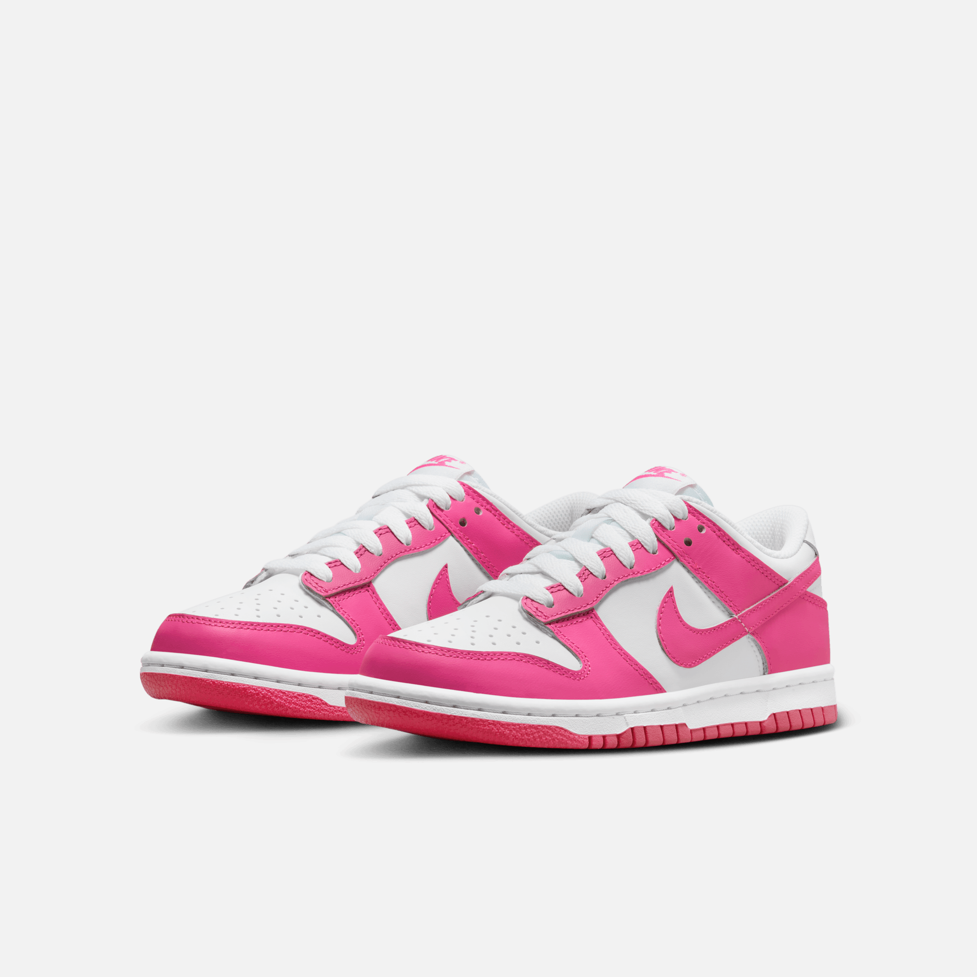 Nike Big Kids' Dunk Low Laser Fuchsia (GS)