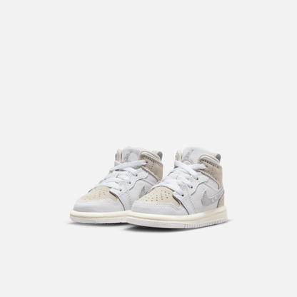 Air Jordan Kids' 1 Mid SE Craft 'Inside Out' (TD)