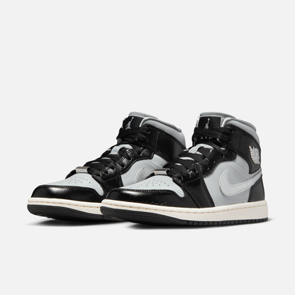 Air Jordan Women's 1 Mid SE Black Chrome