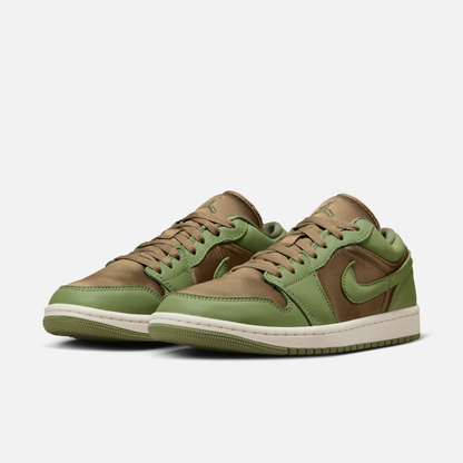 Air Jordan Women's 1 Low Brown Kelp Sky J Olive