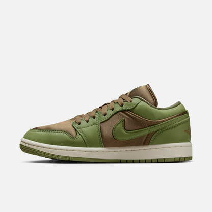 Air Jordan Women's 1 Low Brown Kelp Sky J Olive