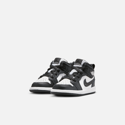 Air Jordan Kids' 1 Mid SE Panda Elephant (TD)