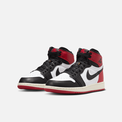 Air Jordan Big Kids' 1 Retro High OG Black Toe Reimagined (GS)