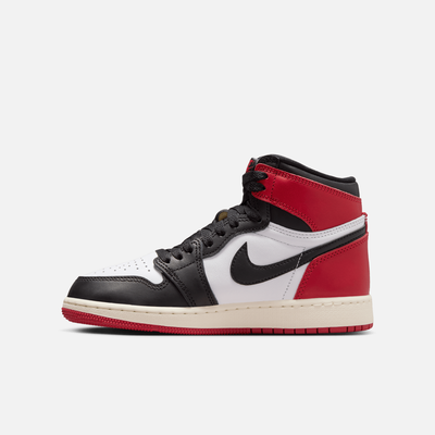 Air Jordan Big Kids' 1 Retro High OG Black Toe Reimagined (GS)