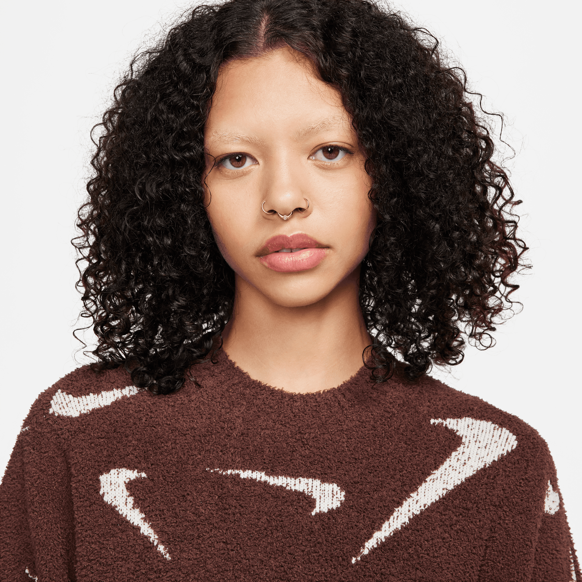 Nike crop jumper womens hot sale