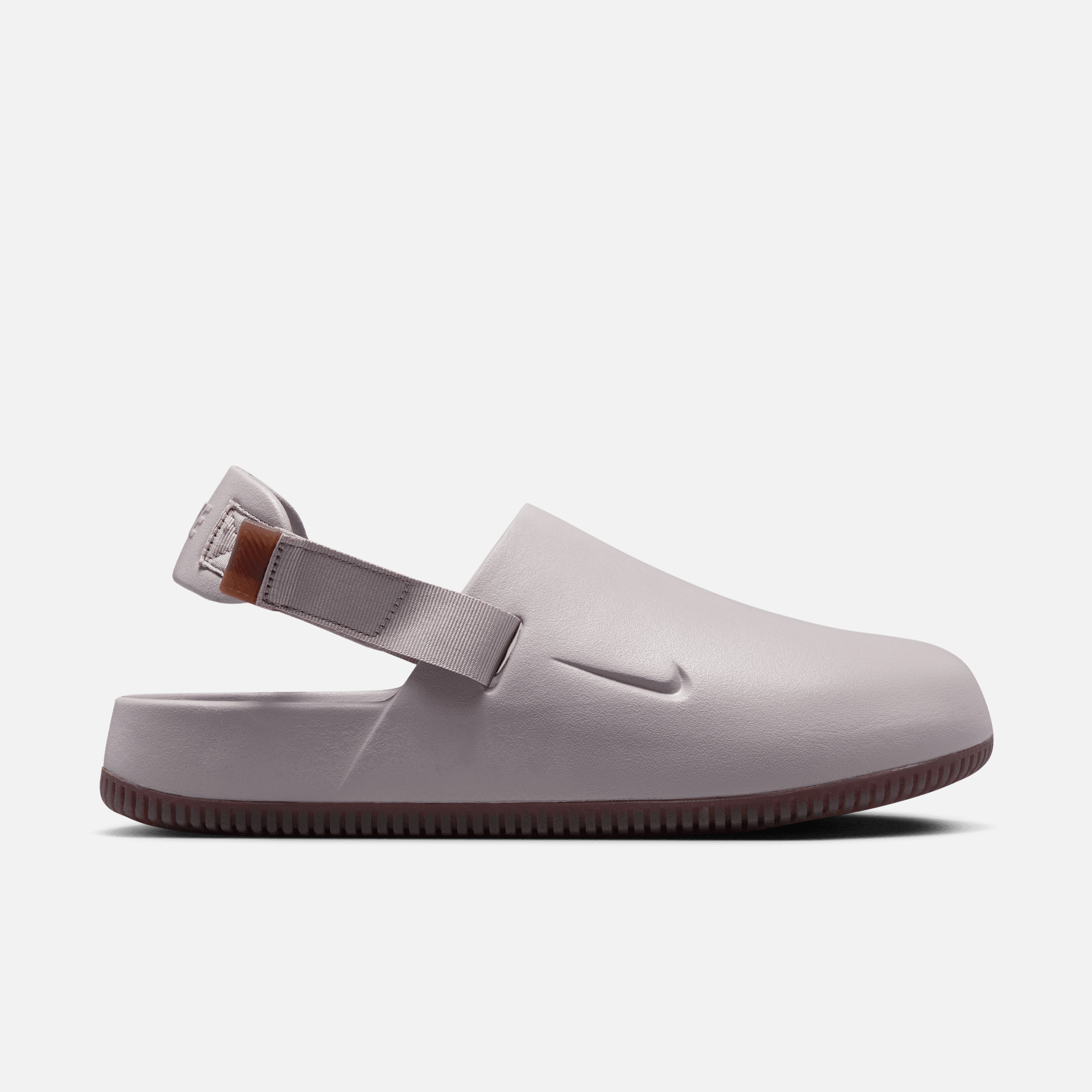Nike Calm Mule College Grey Gum – Puffer Reds