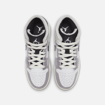 Air Jordan 1 Mid SE Craft Cement Grey (GS)