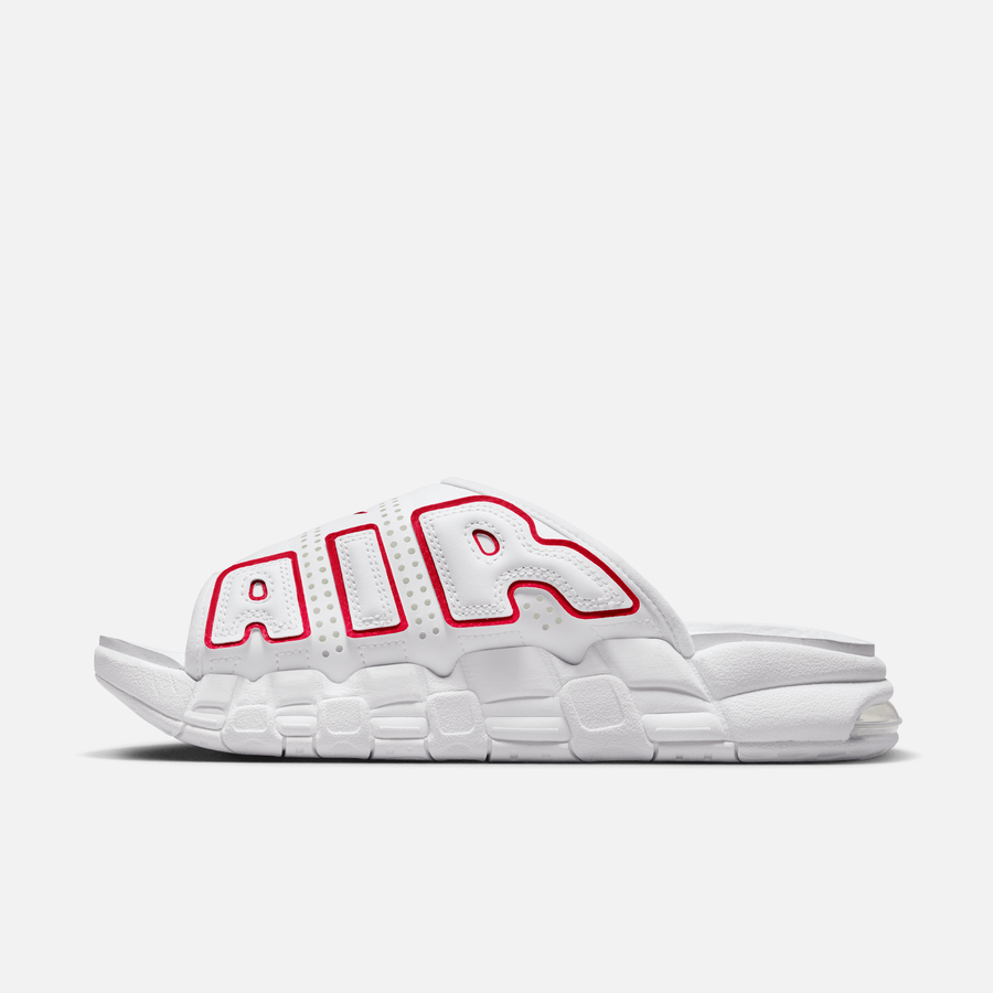 Nike Air More Uptempo Slide White Red