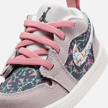 Air Jordan Kids' 1 Low Alt SE Canvas Floral (TD)