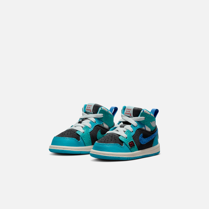 Air Jordan Kids' 1 Mid SS 'Inspired By The Greatest' (TD)