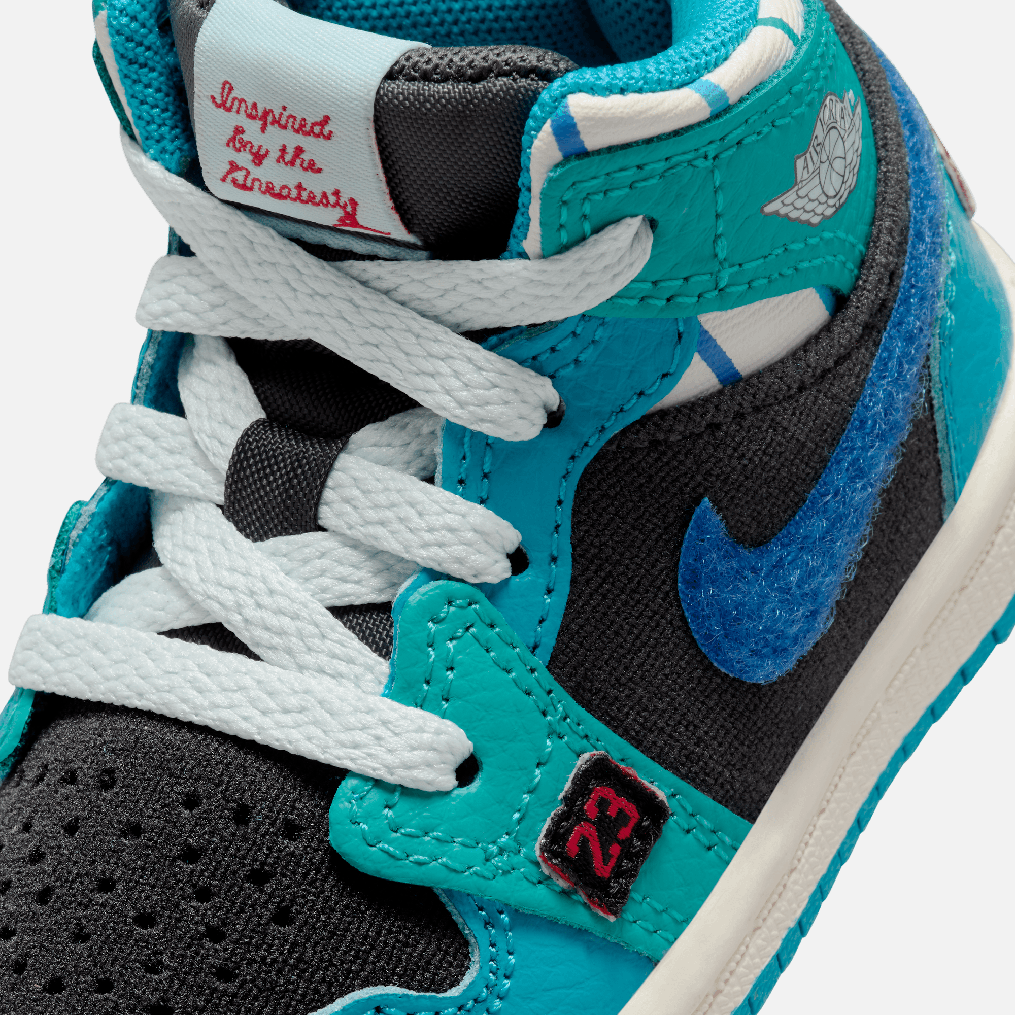 Air Jordan Kids' 1 Mid SS 'Inspired By The Greatest' (TD)