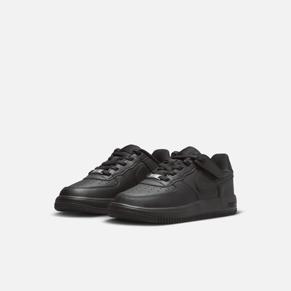 Nike Kids' Air Force 1 Low Easyon Black (PS)