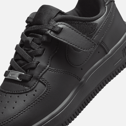 Nike Kids' Air Force 1 Low Easyon Black (PS)