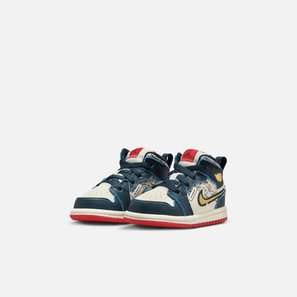 Air Jordan Kids' 1 Mid SE 'Take Flight' (TD)