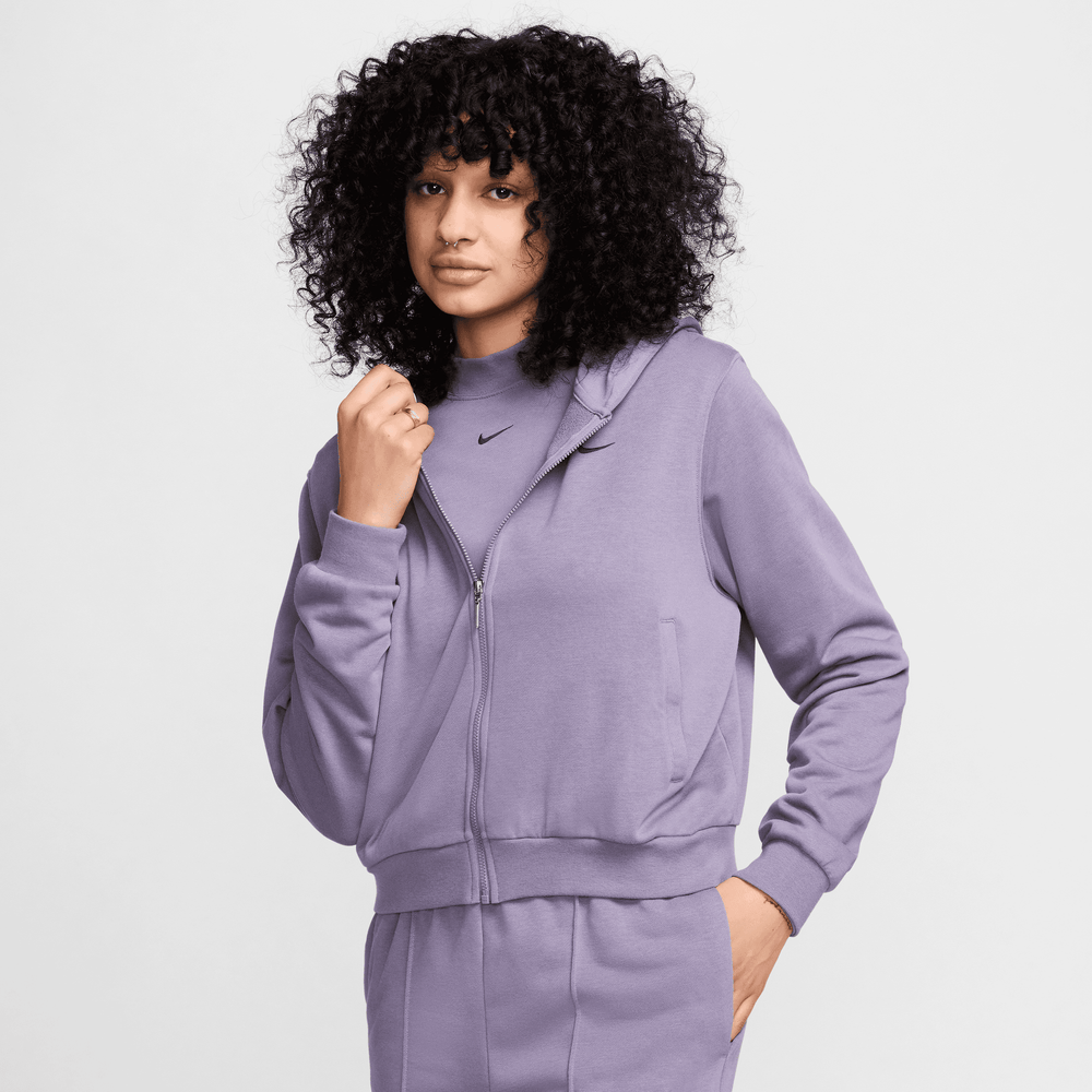 Nike Women's Sportswear Purple Chill Terry Full-Zip Hoodie