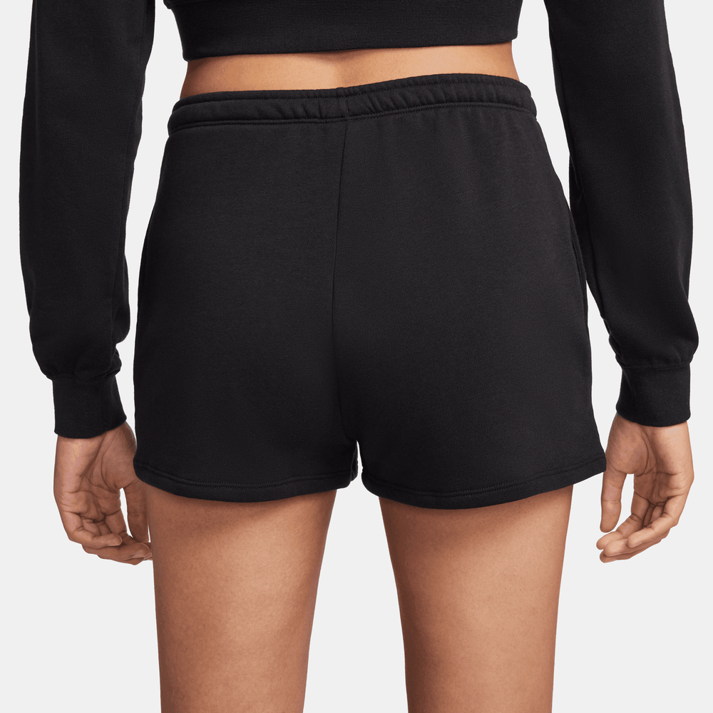 Nike Women's Sportswear Black Chill Terry Shorts