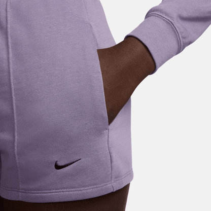 Nike Women's Sportswear Purple Chill Terry Shorts