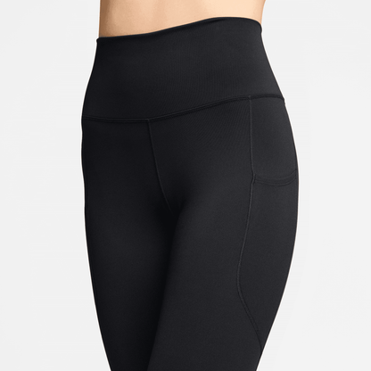 Nike One Women's High Waisted 7/8 Black Leggings