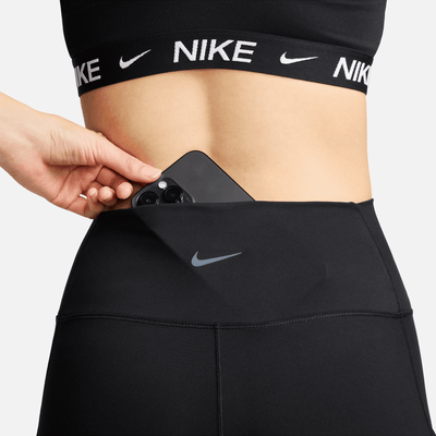 Nike One Women's High Waisted 7/8 Black Leggings