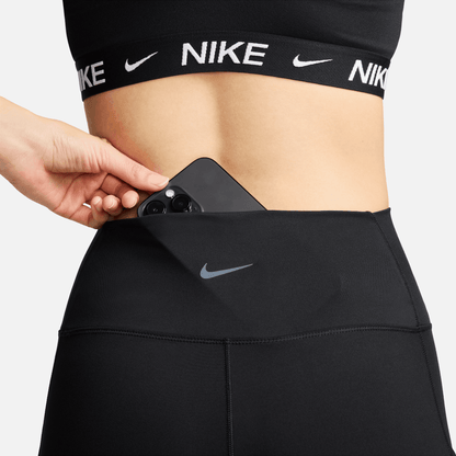 Nike One Women's High Waisted 7/8 Black Leggings