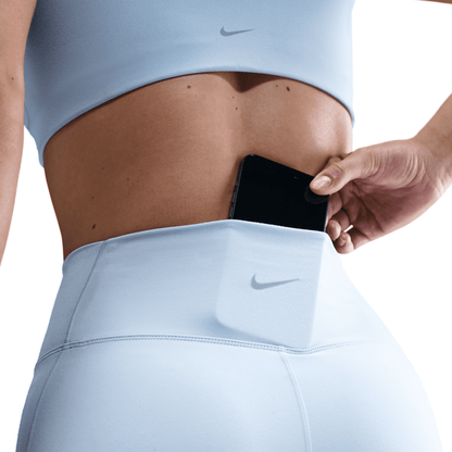 Nike One Women's High Waisted 7/8 Blue Leggings