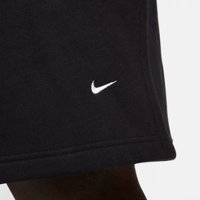 Nike Solo Swoosh Black Fleece Shorts